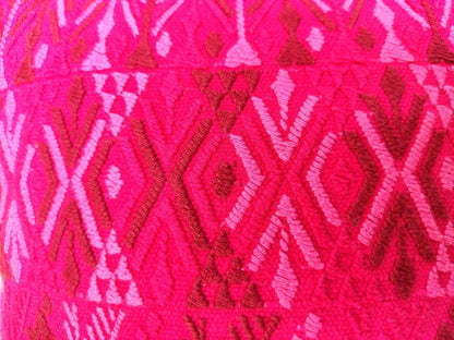 Guatemalan Upcycled Pillow Cover / Ethnic TACTIC COBAN Cushion Case / 12x16 inches