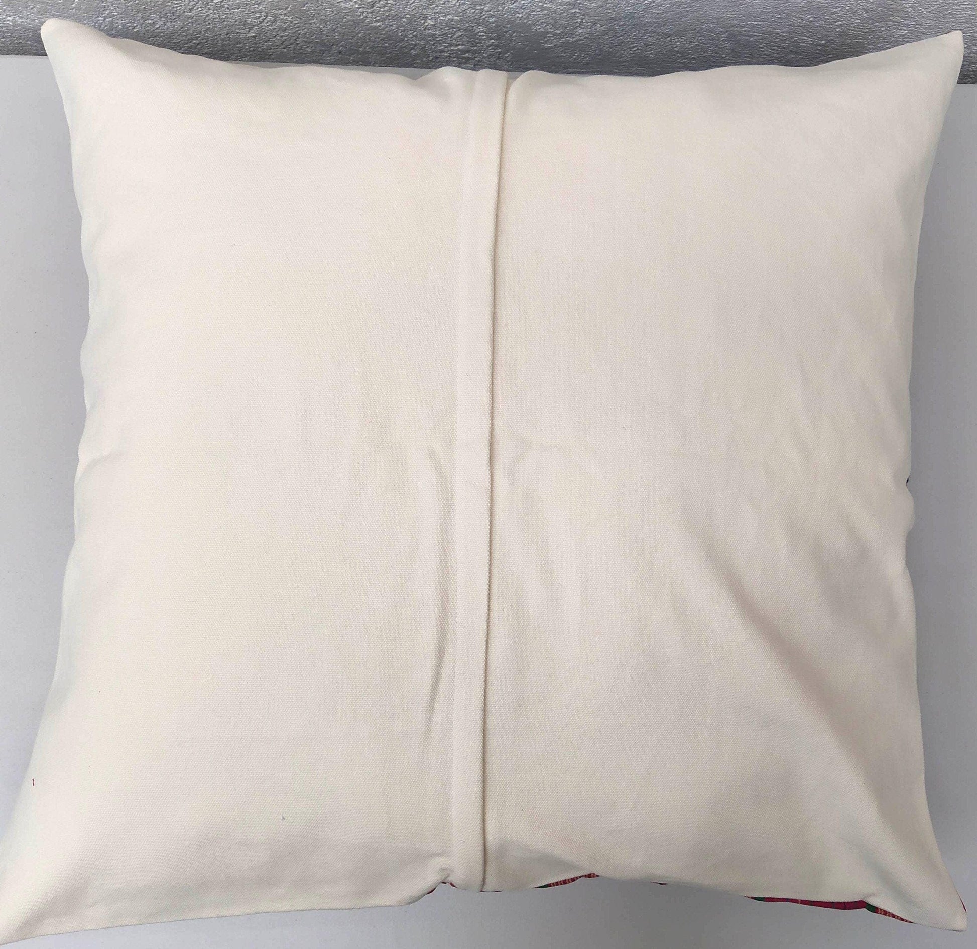 Cotton Guatemala Hand Embroidery -BUTTERFLY & Floral- Huipil PILLOW Case Cushion Cover