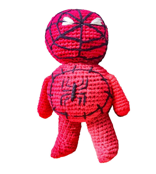 Guatemala Stress Relief Crocheted Cotton Hacky Sacks SPIDERMAN TOY