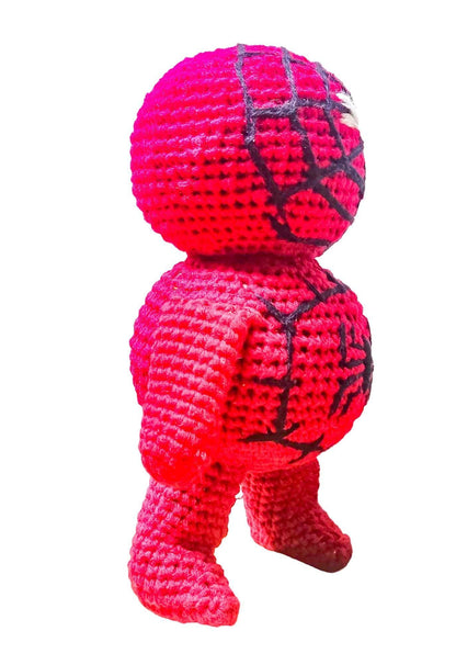 Guatemala Stress Relief Crocheted Cotton Hacky Sacks SPIDERMAN TOY