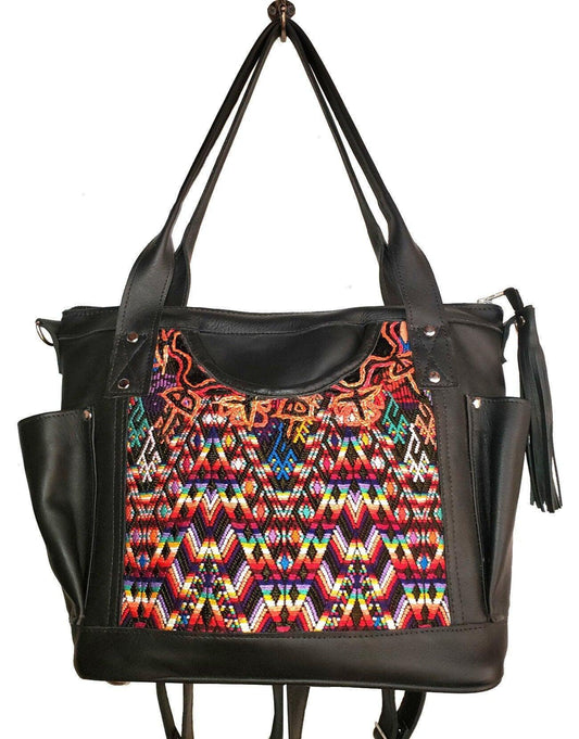 Black Bag, Convertible Backpack, Cross Body Bag,