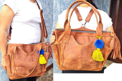 Dark Brown Bag, Convertible Backpack, Cross Body Bag,