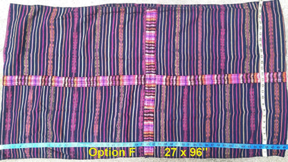 Vintage Handwoven Cotton Chichicastenango Guatemalan textile fabric per yard