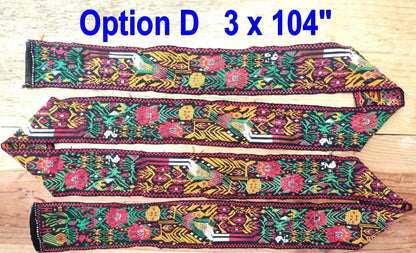 Vintage unique Guatemala handmade weaved cotton tocoyal
