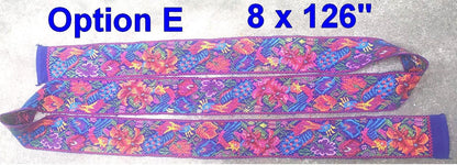 Vintage unique Guatemala handmade weaved cotton tocoyal