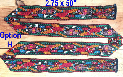 Vintage unique Guatemala handmade weaved cotton tocoyal