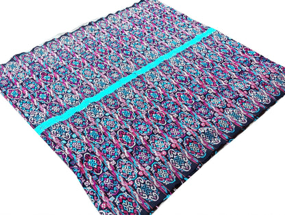 Unique Guatemala Handmade WEAVED Cotton multicolor ZUNIL Corte -Fabric per yard-
