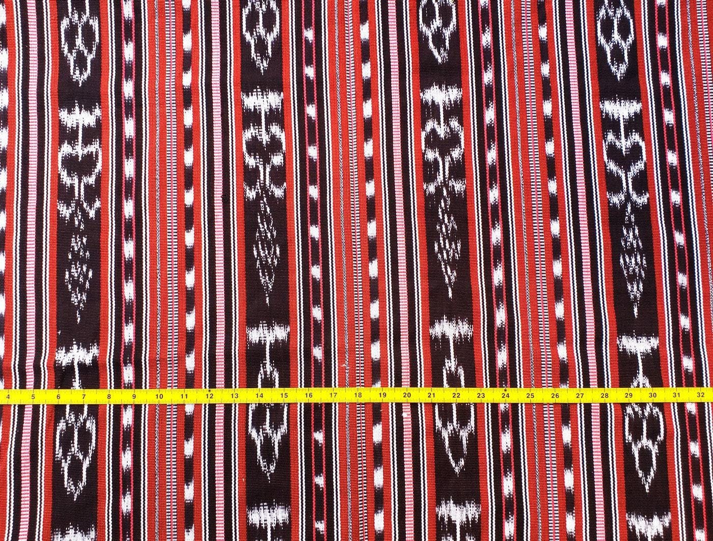 GUATEMALAN Handwoven Ethnic TEXTILE Vintage FABRIC Per Yard - Unique Hand weaved Textile Fabric For Multiple Purposes