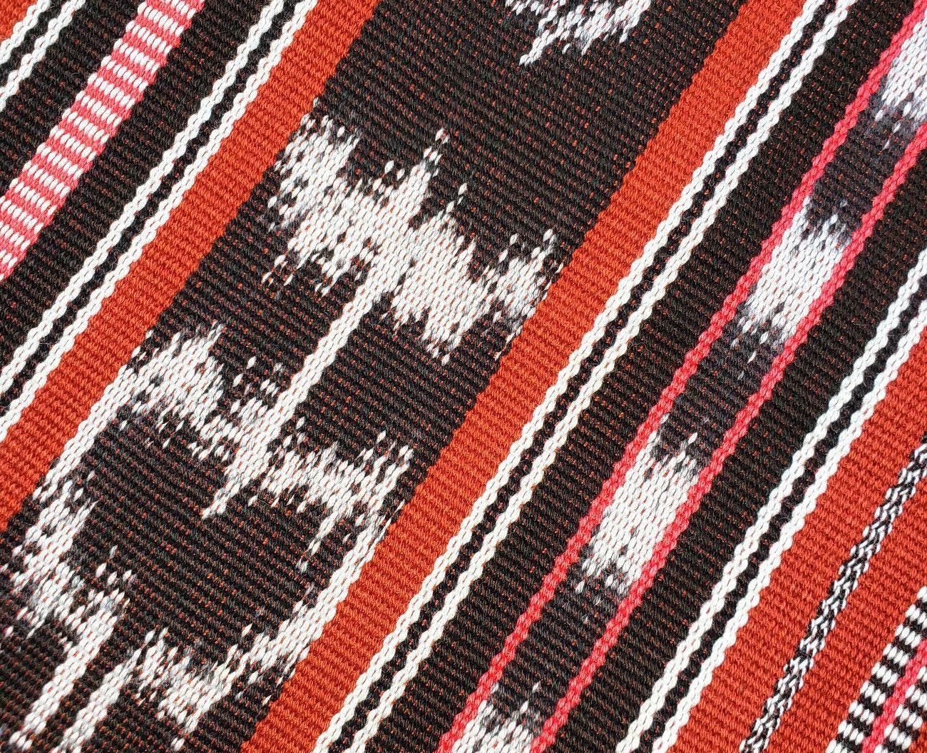GUATEMALAN Handwoven Ethnic TEXTILE Vintage FABRIC Per Yard - Unique Hand weaved Textile Fabric For Multiple Purposes