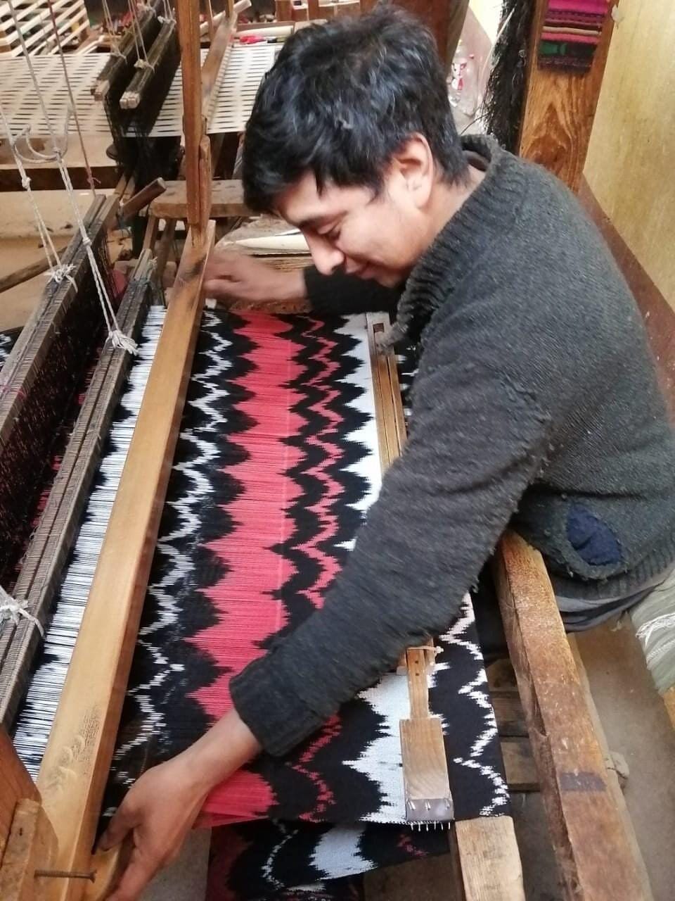 GUATEMALAN Handwoven Ethnic TEXTILE Vintage FABRIC Per Yard - Unique Hand weaved Textile Fabric For Multiple Purposes-