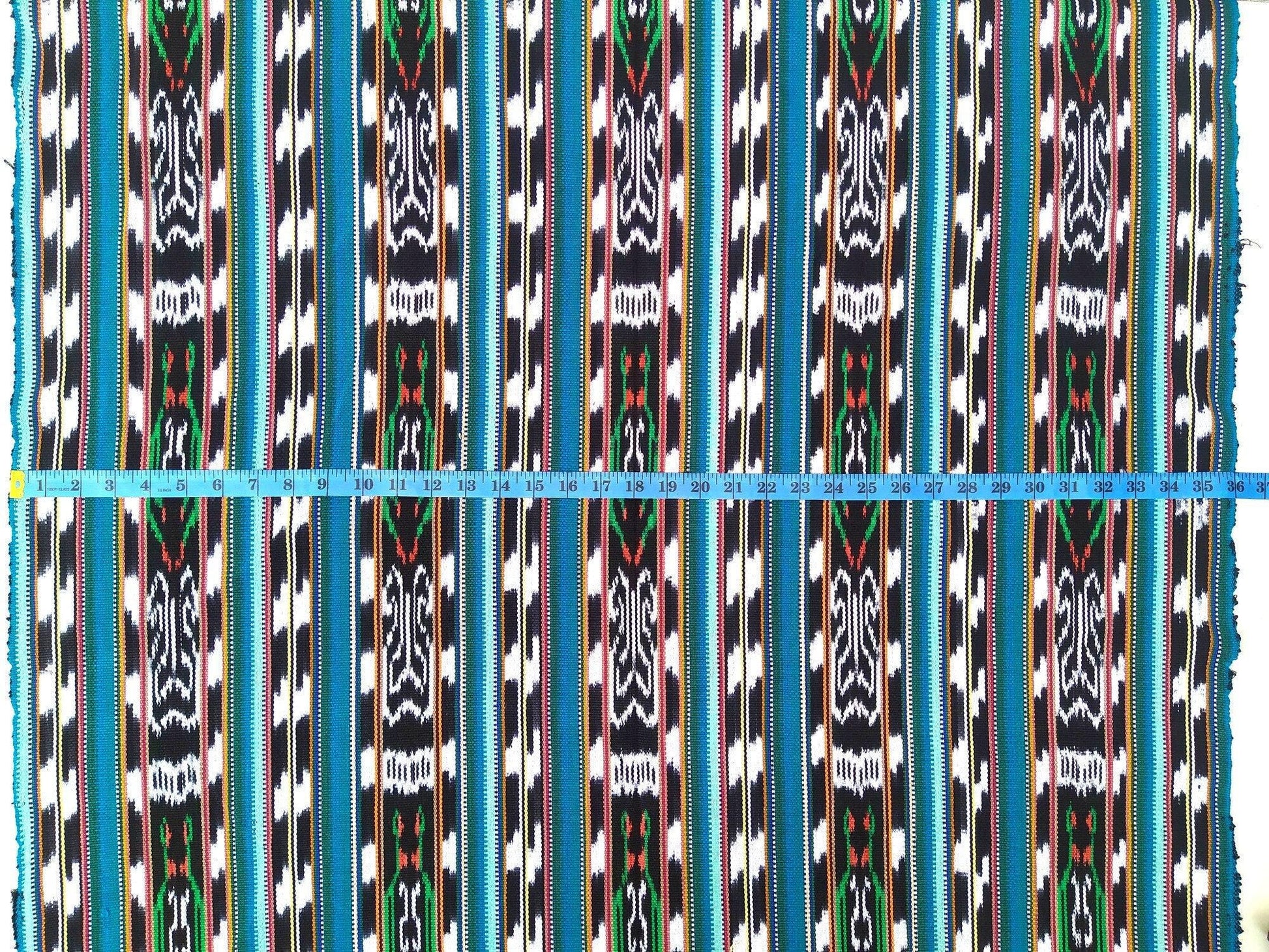 GUATEMALAN Handwoven Ethnic TEXTILE Vintage FABRIC Per Yard - Unique Hand weaved Textile Fabric For Multiple Purposes