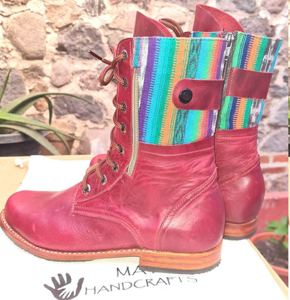 Women Leather Shoes, Lace Shoes, Guatemala,