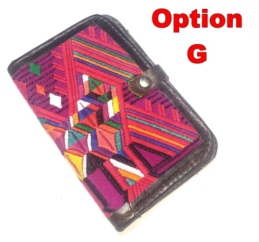 Guatemalan Leather Huipil PASSPORT Case Holder