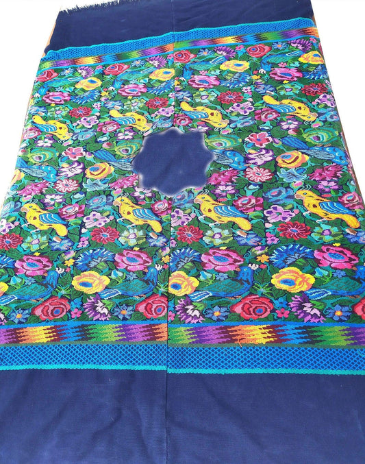 New!! Guatemala handmade weaved cotton runner tablecloth -Huipil from San Antonio Aguas Calientes-