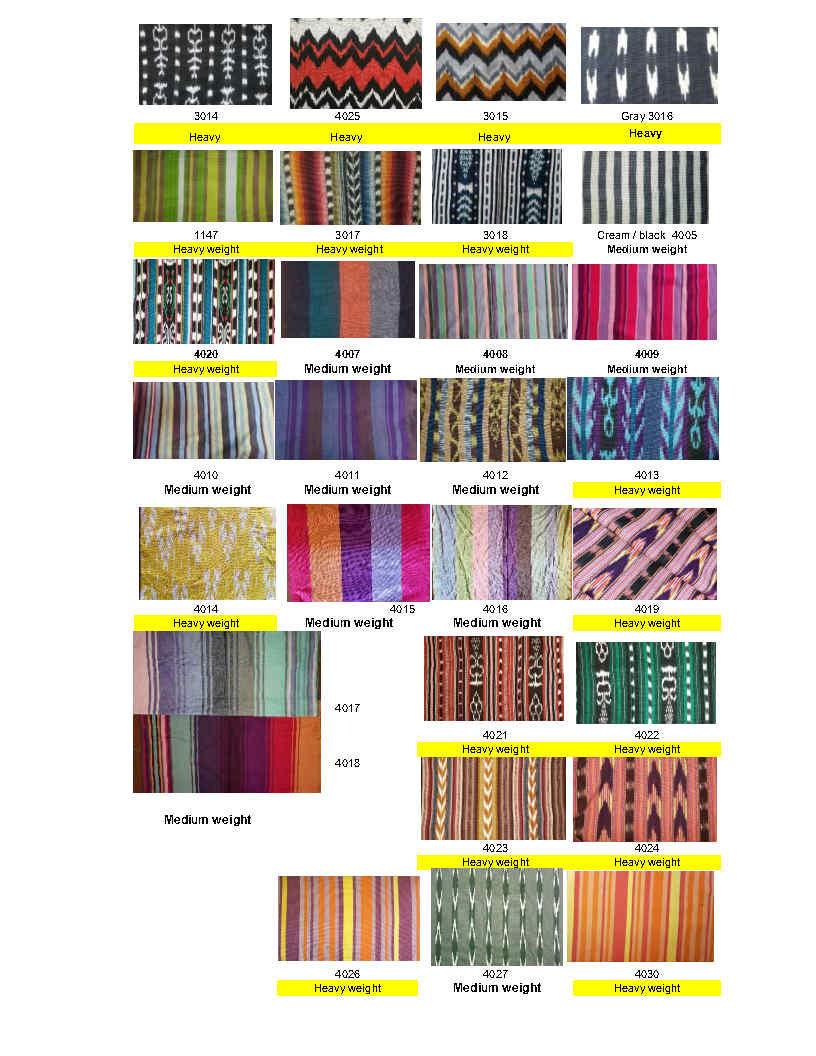 Cotton textile handmade runner with tassels