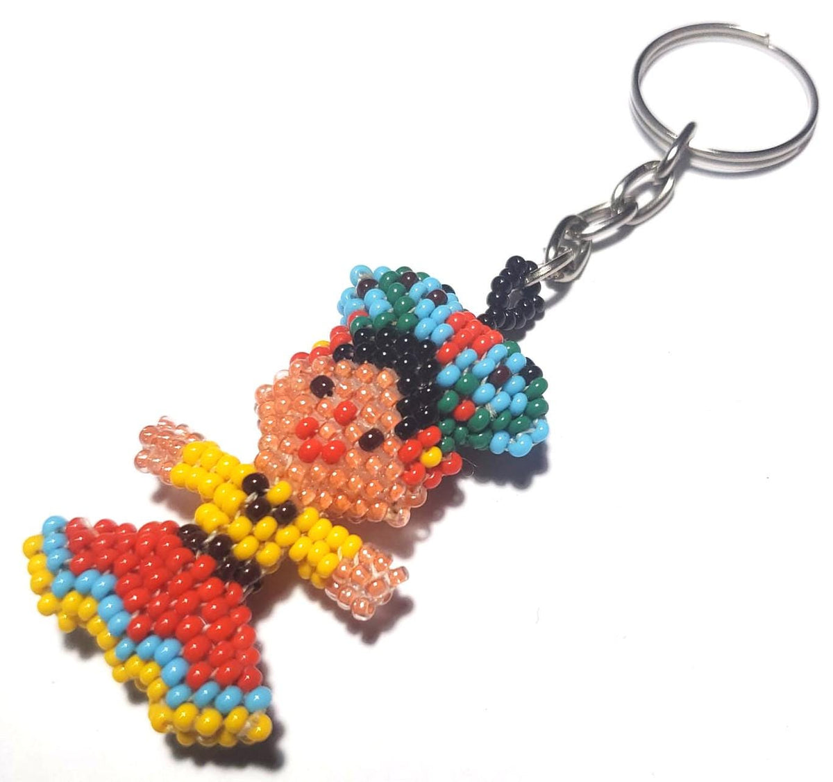 Beaded FRIDA Hanging ORNAMENT Gift For The Friends - Czech Glass Seed Beads And Nylon Thread