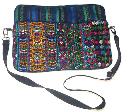 Guatemalan INDIGO LAPTOP padded CASE -Embroidered Sleeve Padded Carry Case-