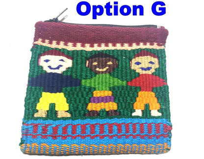 Cotton coin purse "Children no rascism"