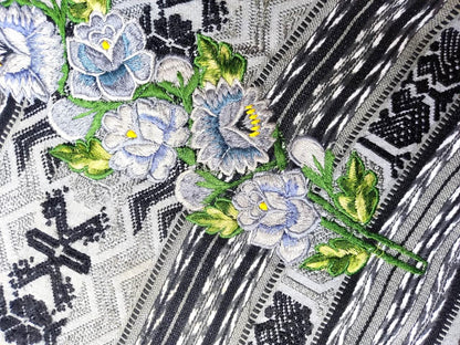 Vintage Cotton Unique Handmade Weaved -XELA Quetzaltenango- Huipil