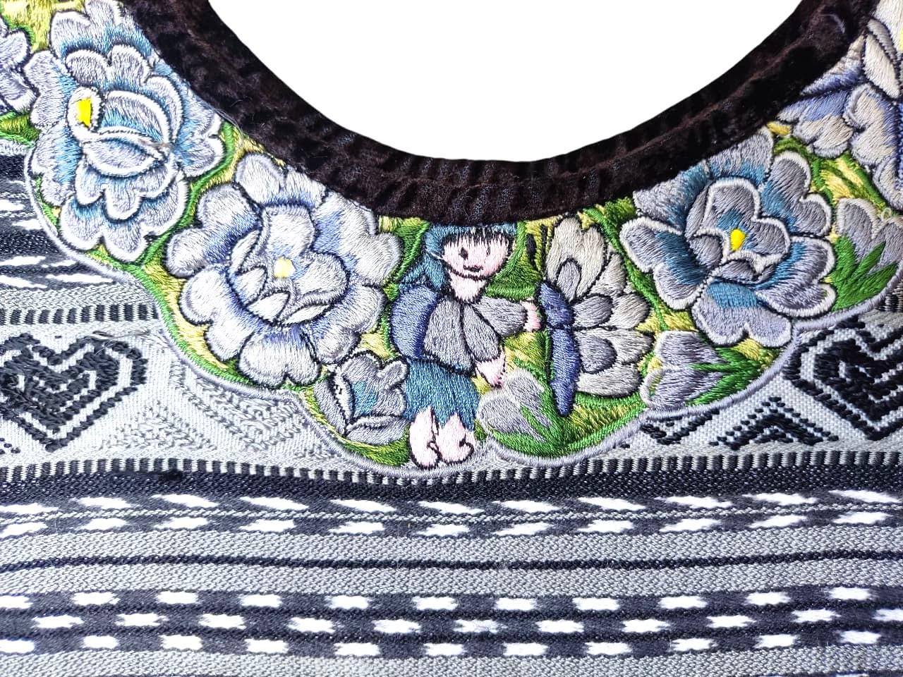 Vintage Cotton Unique Handmade Weaved -XELA Quetzaltenango- Huipil