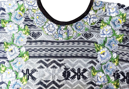 Vintage Cotton Unique Handmade Weaved -XELA Quetzaltenango- Huipil