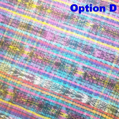 Guatemalan Unique Vintage Ikat Cotton fabric per yard- Hand Woven Ethnic Textile - 700