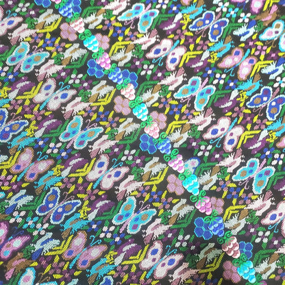 Unique Guatemala Handmade WEAVED Cotton multicolor ZUNIL Corte -Fabric per yard-