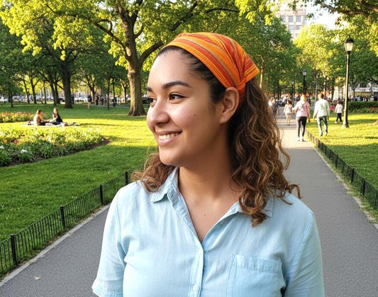 Embroidered Cotton Headband: Guatemalan Fair Trade Hair Band
