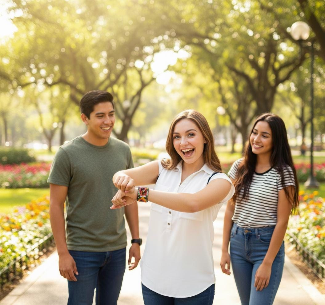 Festival BEADED CUFF Handmade BRACELET