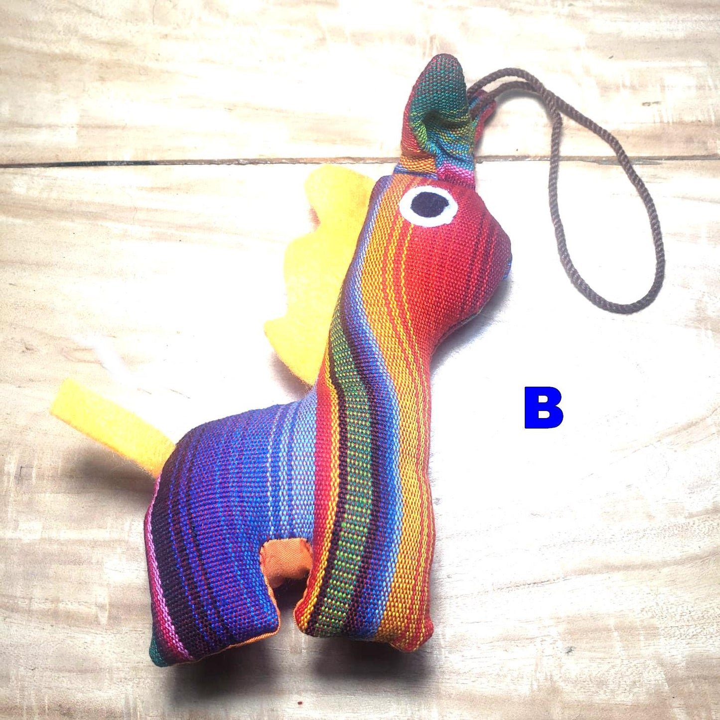 Guatemalan Stuffed Toy HORSIE Ornament Hanging - Gift For Kids