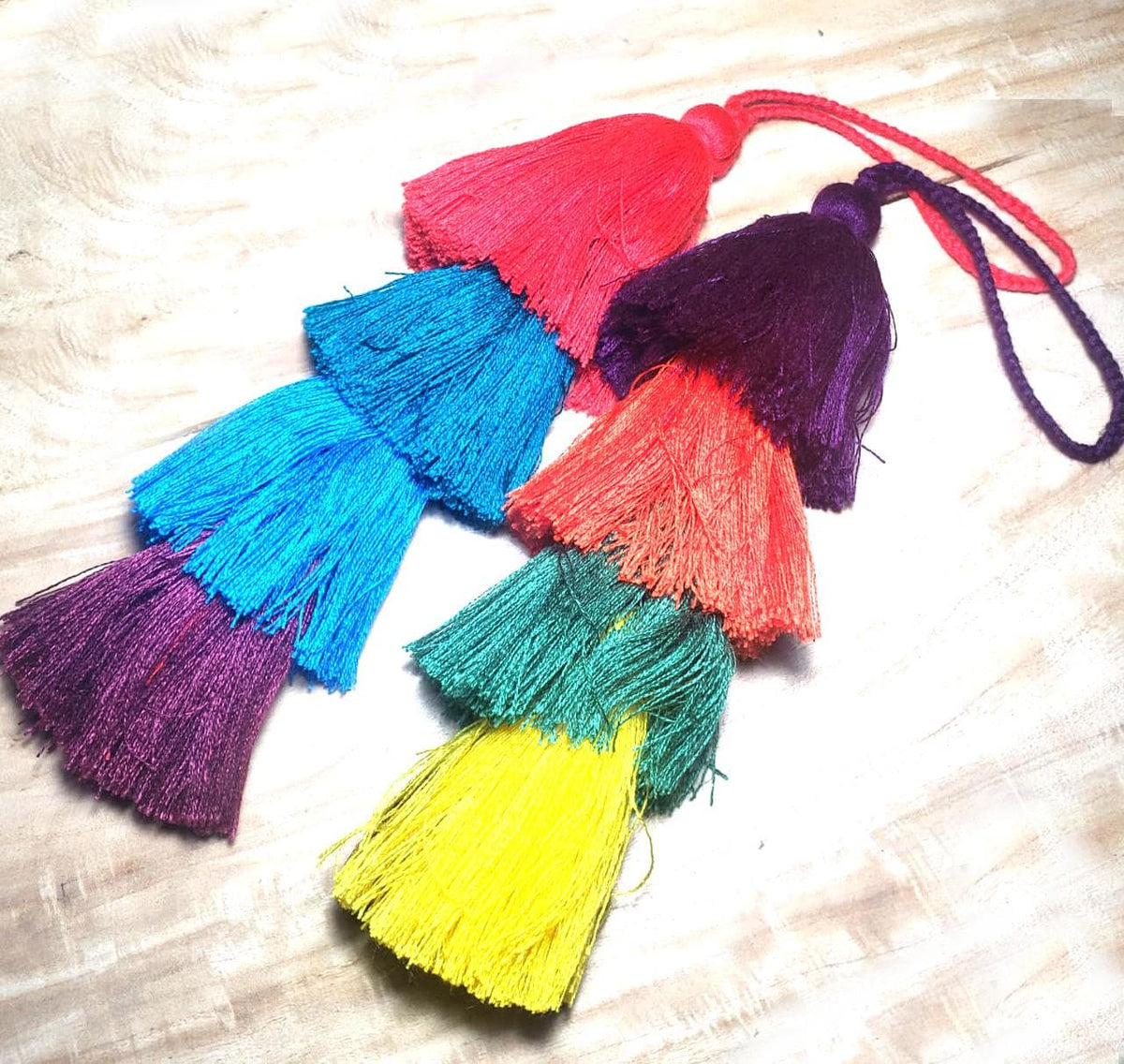 Guatemalan Handmade Wool TASSEL Hanging