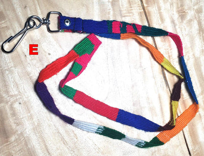 Cotton Guatemalan Multicolor WEAVED Lanyard