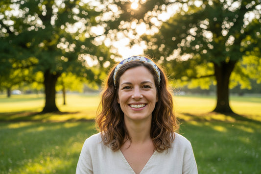 Guatemalan LEATHER Textil HAIRBAND Headband Hair HOLDER