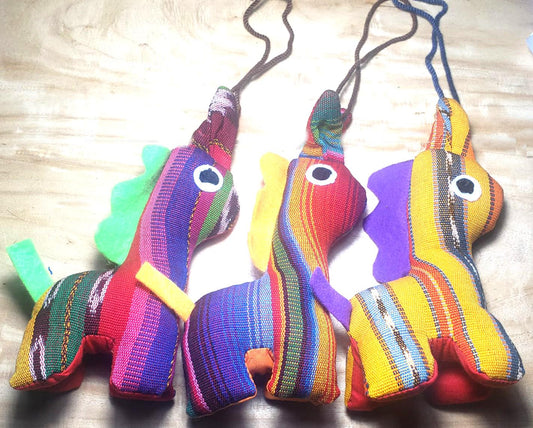 Guatemalan Stuffed Toy HORSIE Ornament Hanging - Gift For Kids