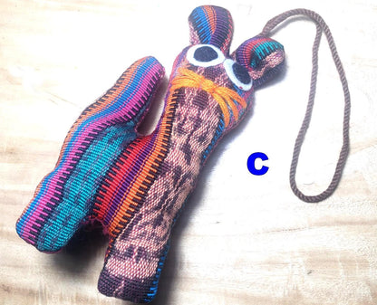 Guatemalan Stuffed Toy KITTEN Ornament Hanging - Gift For Kids