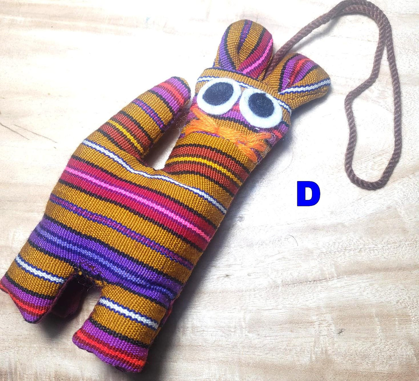 Guatemalan Stuffed Toy KITTEN Ornament Hanging - Gift For Kids