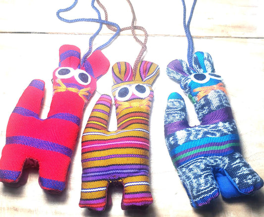 Guatemalan Stuffed Toy KITTEN Ornament Hanging - Gift For Kids
