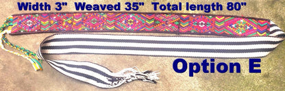 Vintage Guatemalan fajas -handmade embroidered belts-