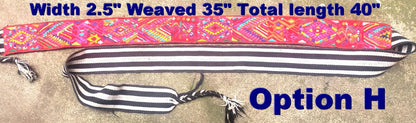 Vintage Guatemalan fajas -handmade embroidered belts-