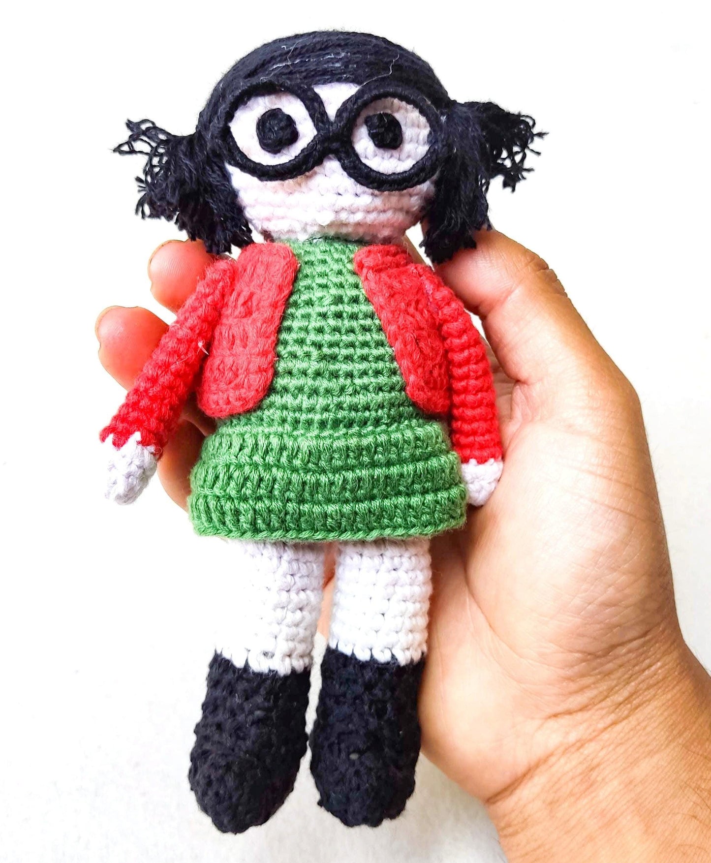 Guatemala Crocheted Cotton Hacky Sacks Set of El CHAVO and La CHILINDRINA - Mayan Fair Trade