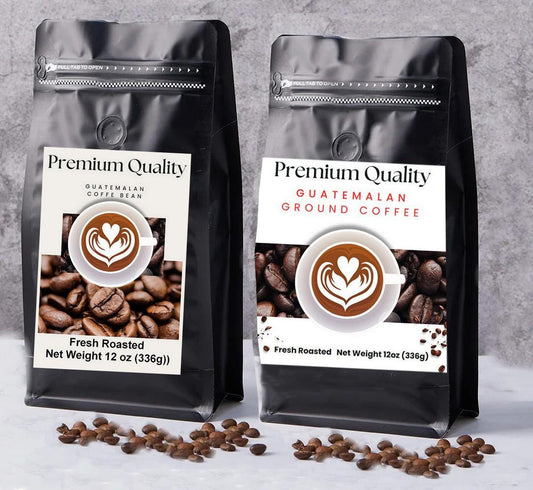 Guatemalan Premium Coffee -Whole - Grain options 12oz - Mayan Fair Trade