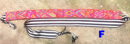Vintage Guatemalan fajas -handmade embroidered belts-