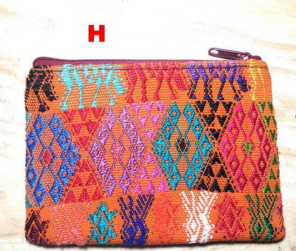 Guatemalan Upcycled Huipil Double Sided Coin Purse