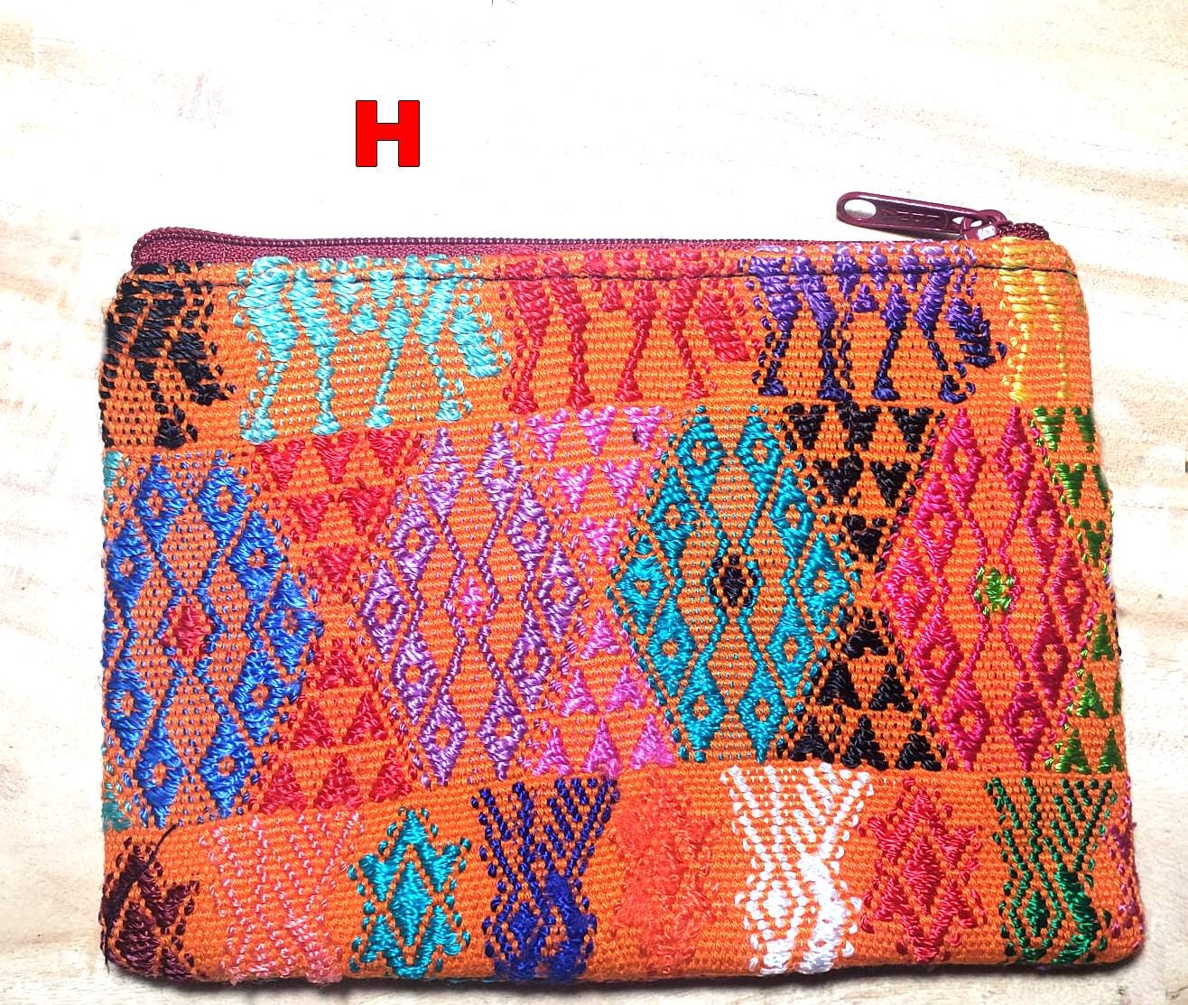 Guatemalan UPCYCLED Huipil Double Sided Coin PURSE