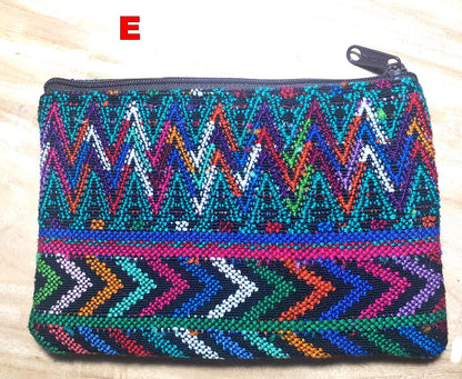 Guatemalan Upcycled Huipil Double Sided Coin Purse