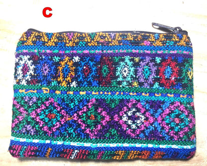 Guatemalan Upcycled Huipil Double Sided Coin Purse