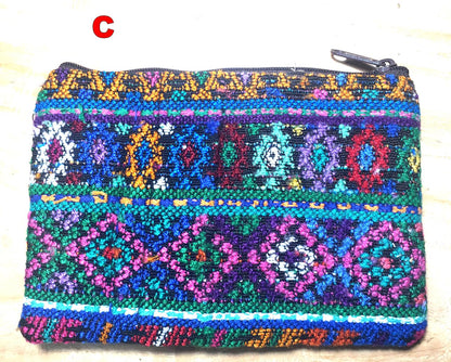 Guatemalan UPCYCLED Huipil Double Sided Coin PURSE
