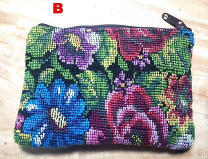 Guatemalan Upcycled Huipil Double Sided Coin Purse