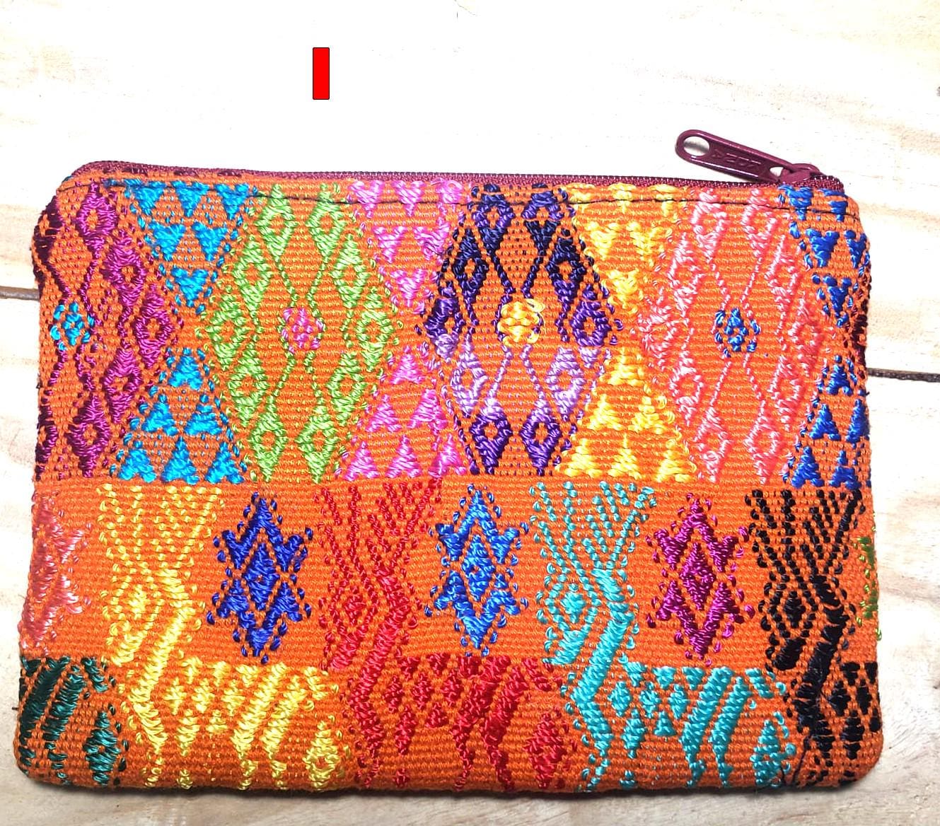 Guatemalan UPCYCLED Huipil Double Sided Coin PURSE