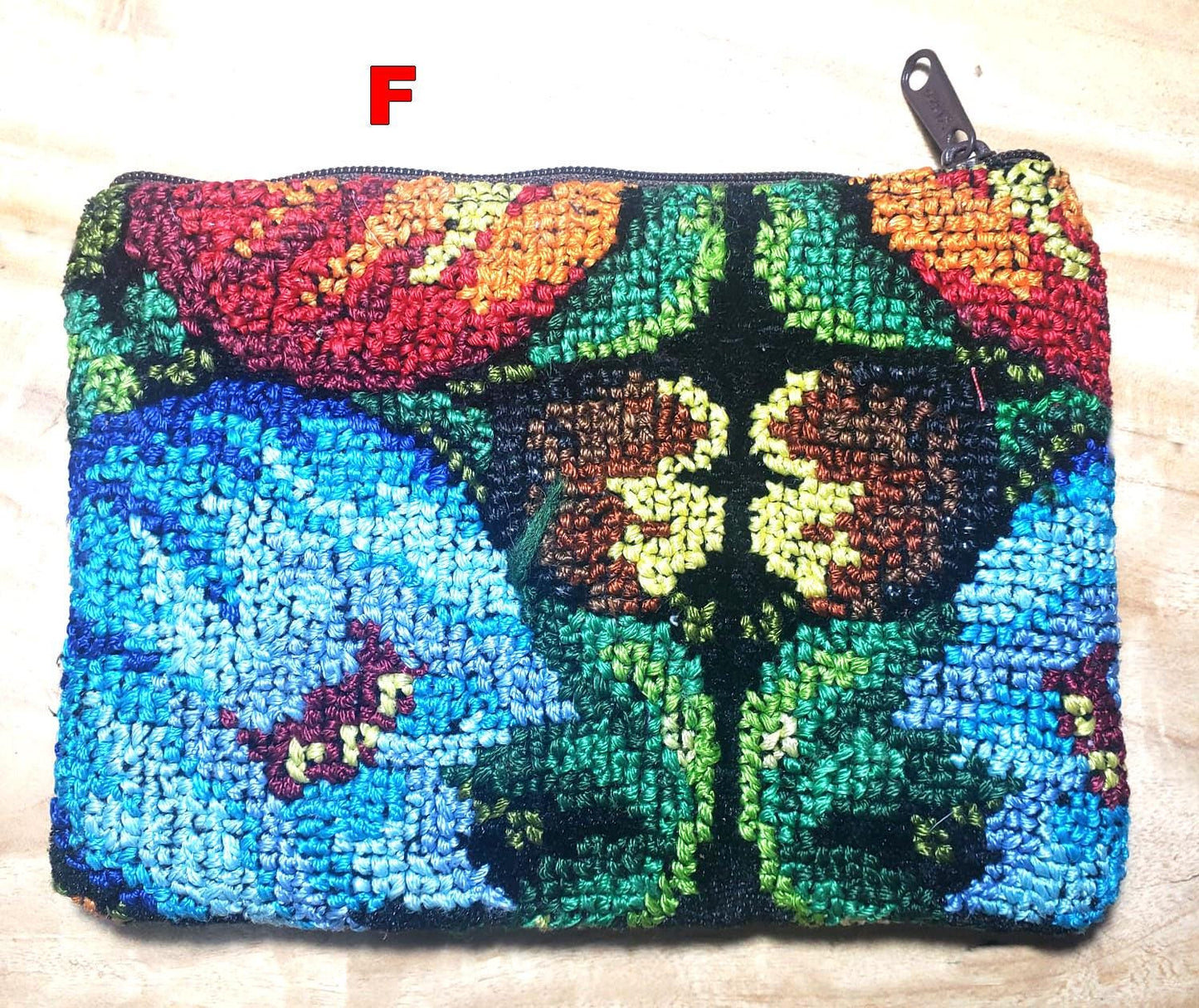 Guatemalan Upcycled Huipil Double Sided Coin Purse